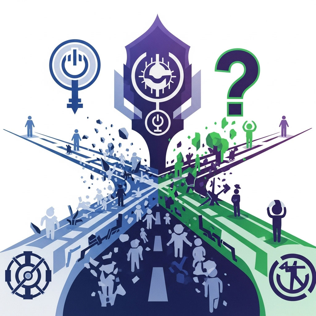 demokratie scheideweg